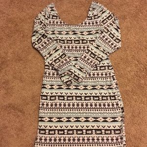 Mint colored fitted dress